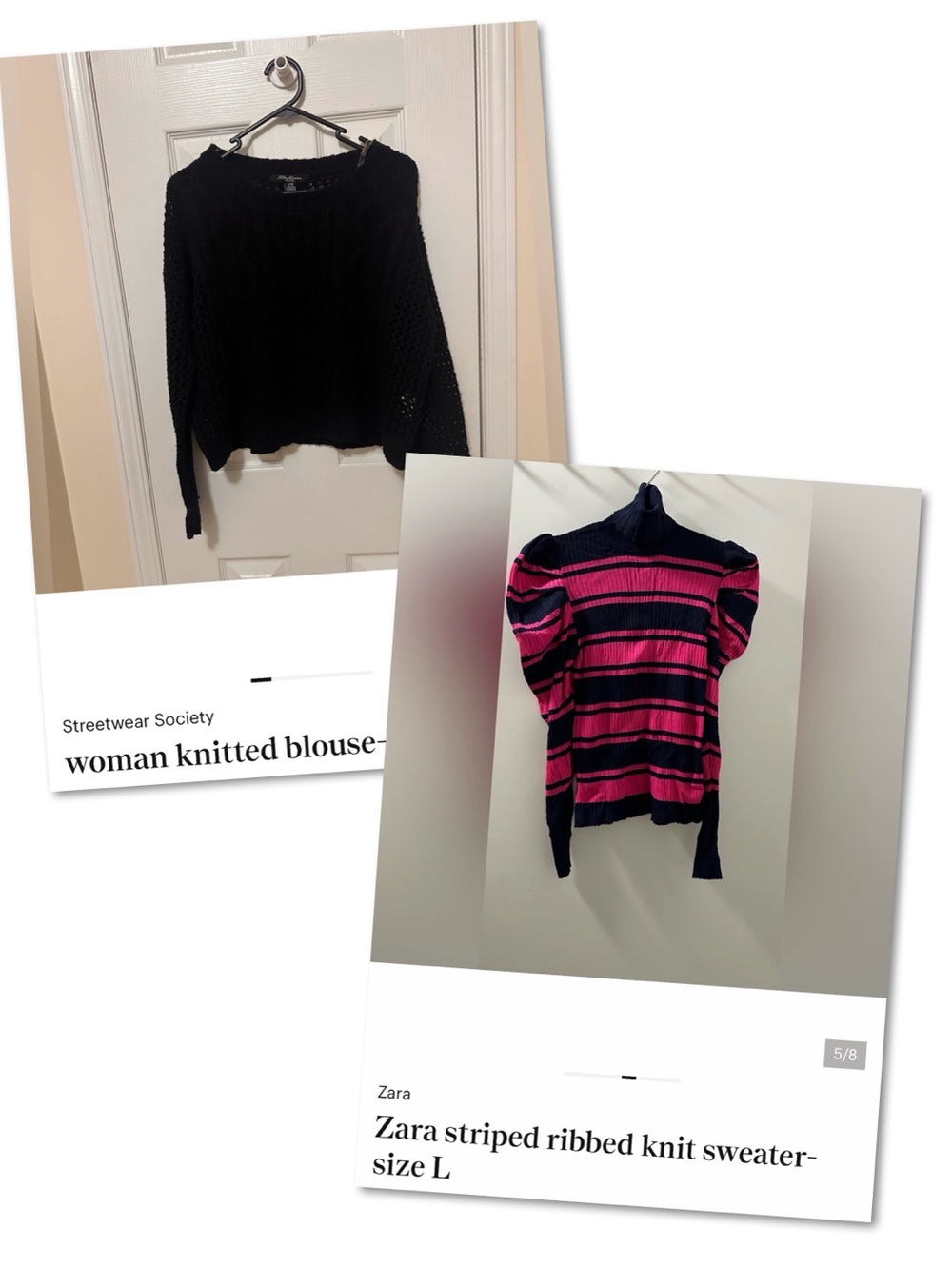 Bundle of sweaters-size L